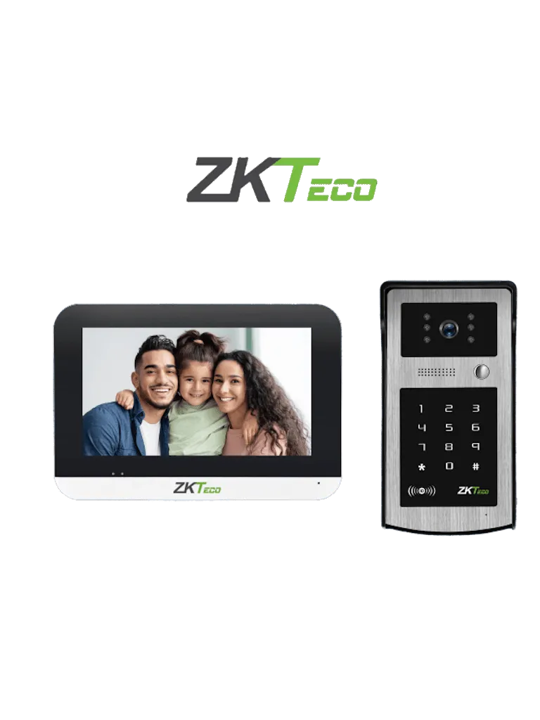 ZKTECO VK07B53LKit- Kit de Videoportero IP